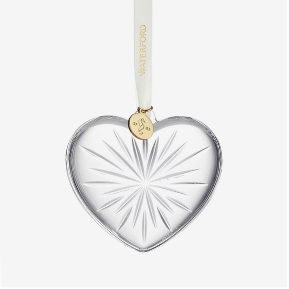 Waterford Other - NEW Waterford Crystal Heart Ornament Decoration - 2023 Festive Collection